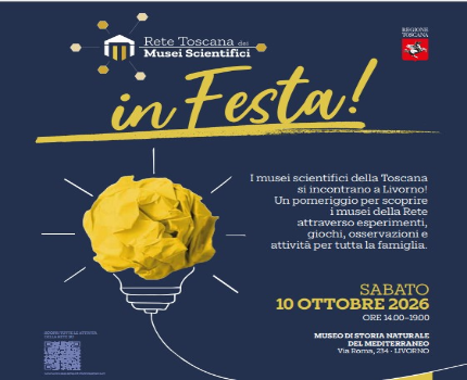 immagine notizia Il 10 ottobre Festa della Rete toscana dei musei scientifici. Ingresso gratuito al Museo del Mediterraneo